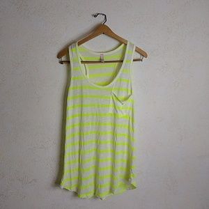 Neon Striped Chris & Carol Tank Top